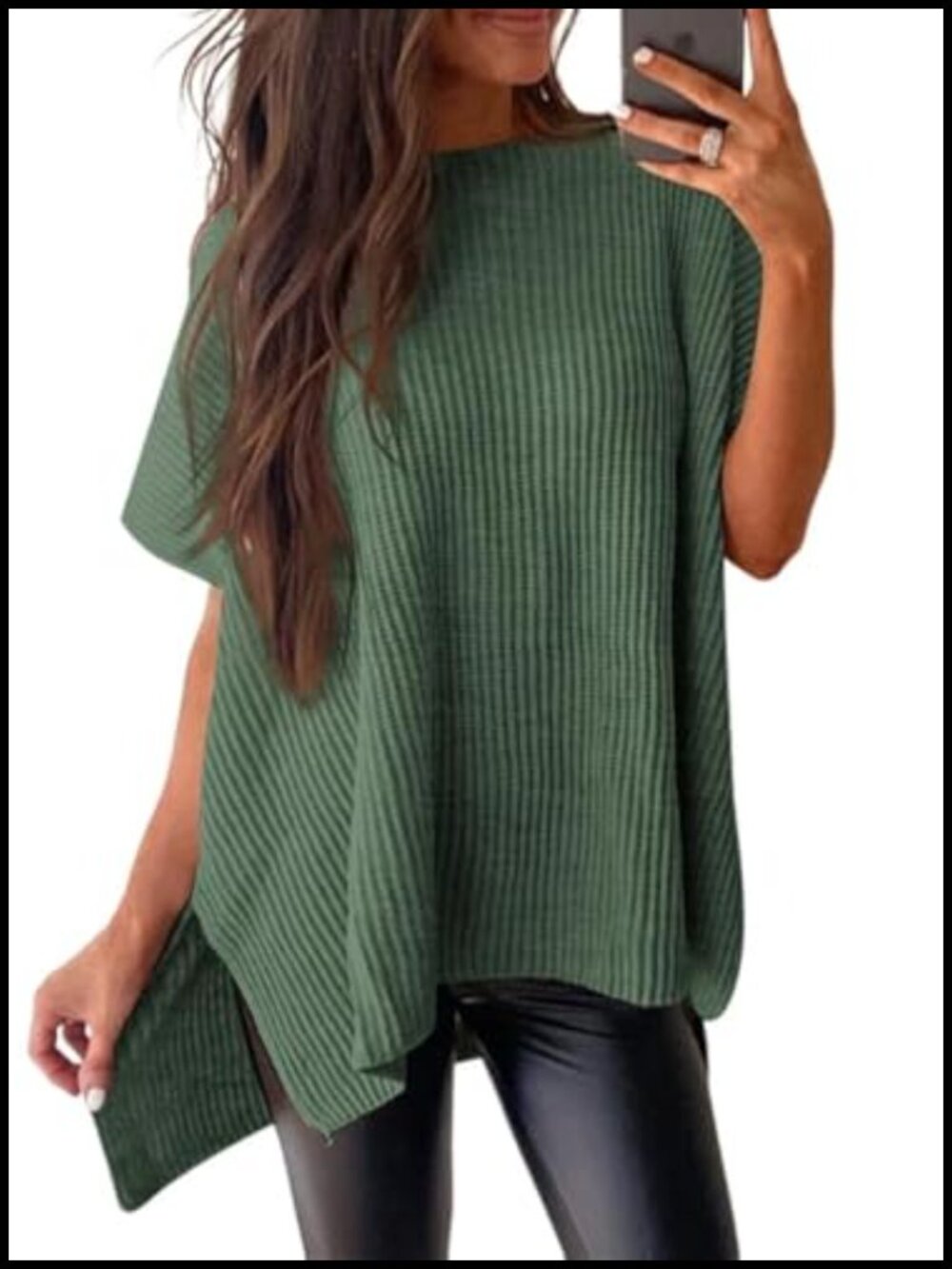 Women's Short Sleeve Crewneck Pullover Sweater Lightweight Knit Top